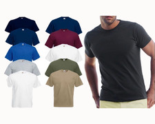 Men's T Shirts Cotton Soft Plain Tee Shirt Summer Sale Top Plain Quality Tee