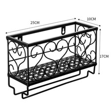 Wall Floating Wine Rack Iron