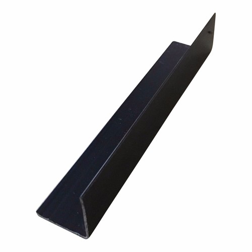 Black angle trim - black, pvc