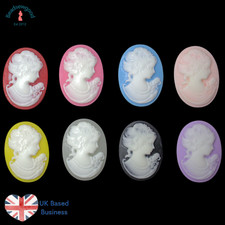 4 Resin Oval Cameo Portrait