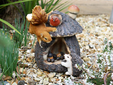 Cute Squirrel House Garden