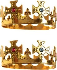 2 X GOLD CROWN Royal King