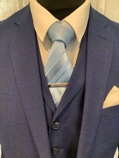 Mens Three Piece Suit Royal