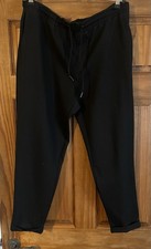 Zara Black Joggers -Size Xl