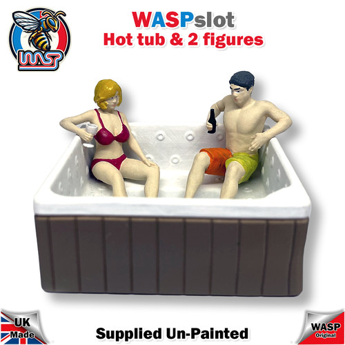 Couple hot tub - hot, figure