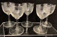 Vintage etched wine - etched,