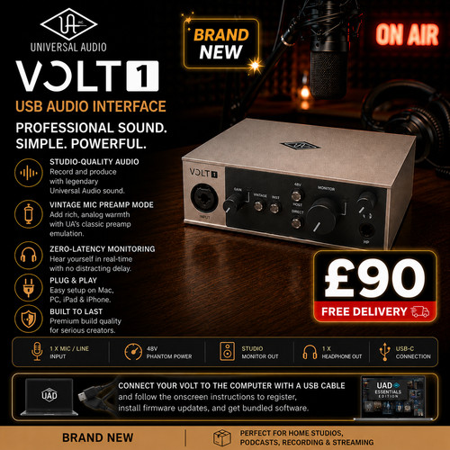 Universal audio volt - audio, usb