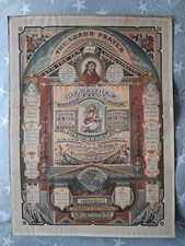 ANTIQUE LITHOGRAPH PRINT: The