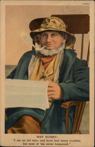 Old salt fisherman - old,