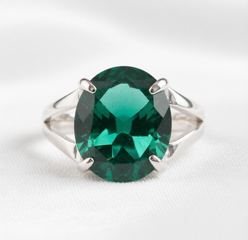 Green tourmaline gemstone - green,