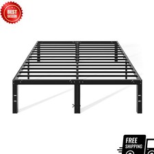 14" Metal Queen Bed Frame with