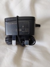Genuine Nokia AC-3X UK Mains Charger, Small Pin Nokia Phones, Quality Original
