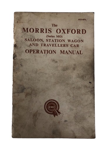 Morris oxford series - series, mo