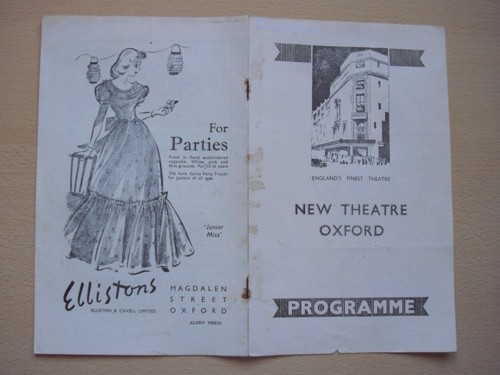 Programme new theatre oxford - new,