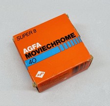 Agfa Moviechrome 40 Super 8 Cine Film 50ft Reel, New And Sealed Expired 12/89
