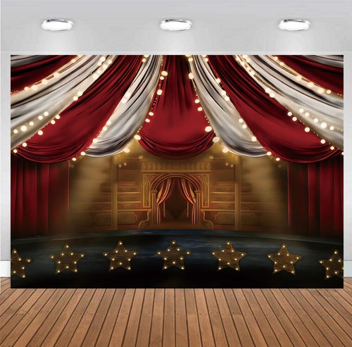 Red circus tent backdrop - circus,