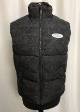H&M x NO FEAR Puffer Gilet Body Warmer Padded Oversized Men's XXS C3148