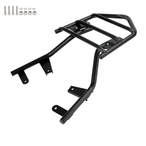 Tube rear rack - rear, black