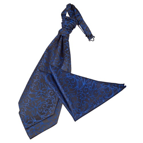 Black blue woven - blue, swirl