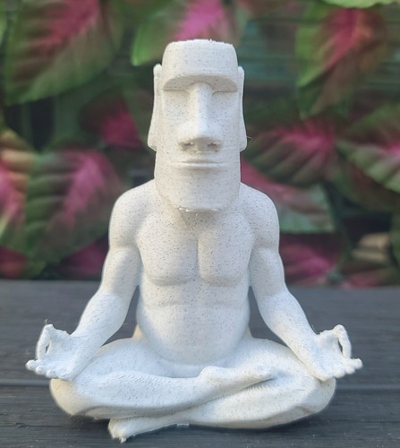 Easter island moai meditation - easter,
