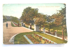 the terrace queen's park Glasgow posted 1917  (eb37