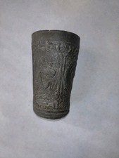 Antique Pewter beaker/drinking cup
