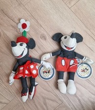 RARE Vintage Disney Minnie Mouse & Micky Mouse Fabric Toy Anne Wilkinson 1980