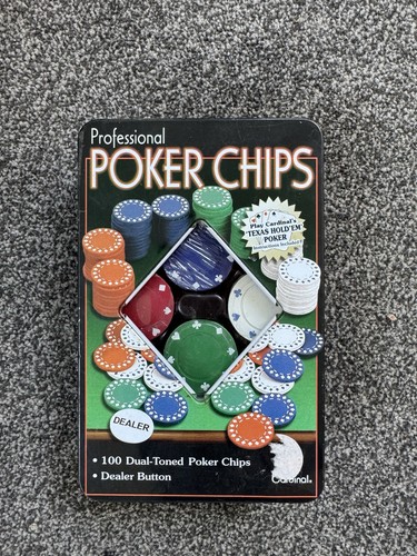 Professional poker chips - chips, 100
