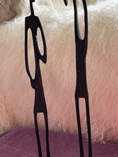 Pair african tall - tall, bronze