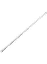 Spring Loaded Extendable Telescopic Curtain Rod Tension Rail Pole for Bathroom W