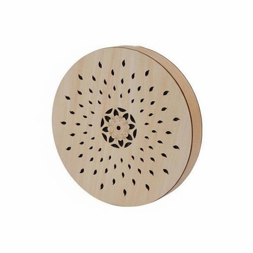 Ocean sound drum natural - drum, wood