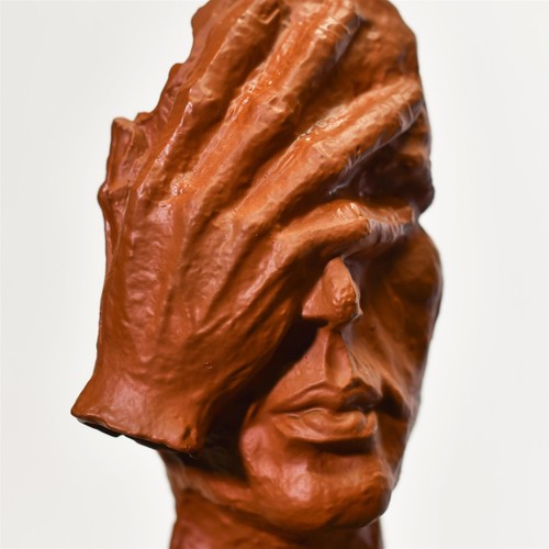 Rustic cast aluminium head - rustic,