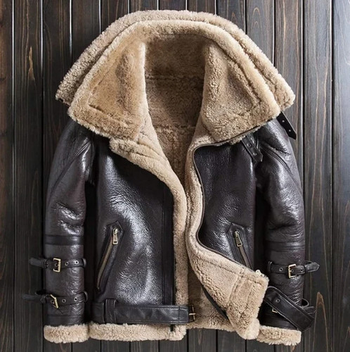 Mens mf7 bomber leather - b3,