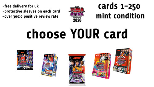 Turbo attax 2026 choose - 2026, your