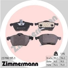 FRONT BRAKE PAD SET DISC BRAKE