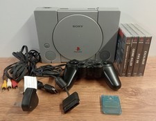 Sony Playstation 1 Console Classic Retro Gaming Bundle Controller Memory Card 