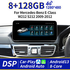 10.25" Android 13 Car Stereo CarPlay 128GB For Mercedes-Benz E-W212/S212 NTG4.0