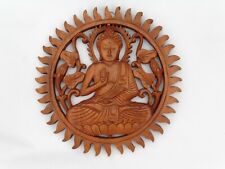 Hand Carved Suar Wood Buddhist
