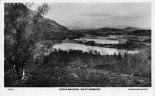 NEWTONMORE - LOCH-AN-OVIE ~ A VINTAGE REAL PHOTO POSTCARD #235191