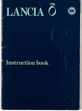 Lancia Delta 1980-1983 Original UK Market Factory Owners Handbook 1300 & 1500