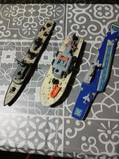 2 X Matchbox Sea King's And 1 X Dinky Toys Boat. Vintage Die Cast Models 1970s