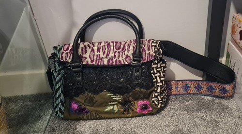 Desigual handbag with grab - with,