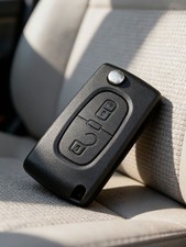 2 Button Slotted Flip Car Key