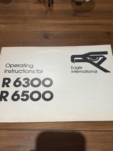 Eagle r6300 r6500 - eagle, amplifier