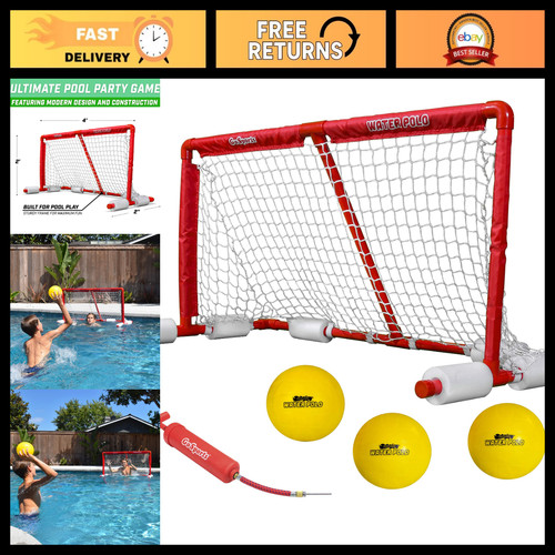Floating water polo game - floating, set