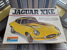 Monogram Jaguar XKE Vintage Plastic Model Kit Scale 1:8 e Type. PLEASE READ.