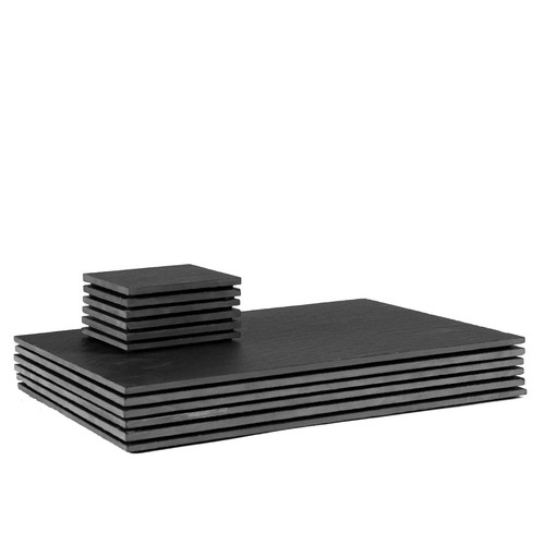 Piece linea rectangle slate - linea,