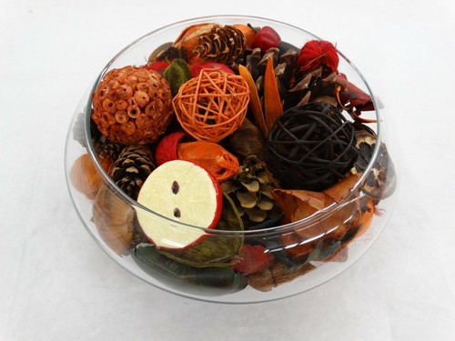 Clear glass bowl fall - glass,