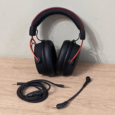 HyperX Cloud Alpha gaming headset red/black 3.5mm wired over-ear for PC PS5 Xbox