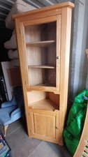 Solid Oak Tall Corner Unit -